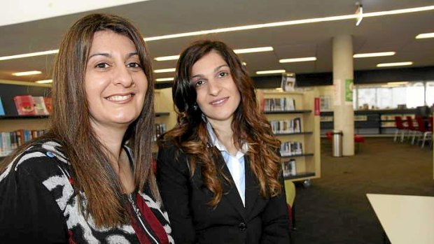 Tania Barry, left, and Marea Ekladious are helping people use their library in a new way.