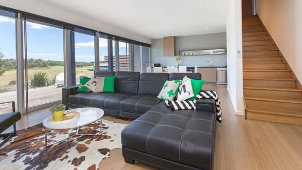 Open-plan living: St Andrews Beach Villas.