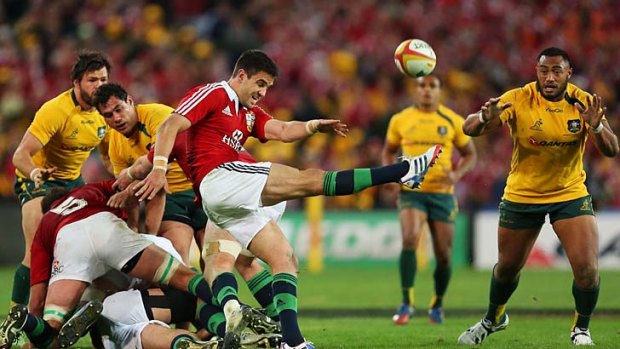 Conor Murray playing for the British & Irish Lions this year.