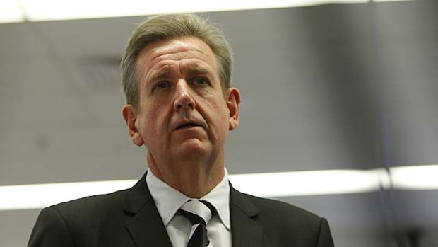 Tough times ahead?: Barry O'Farrell.