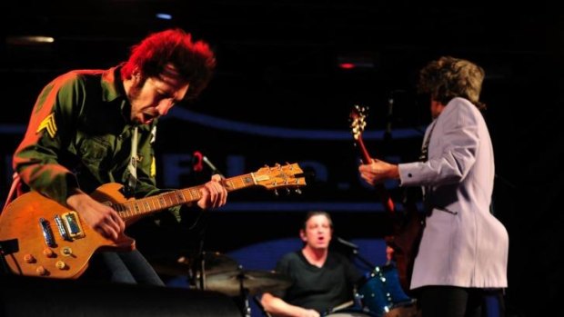 Opened for the Rolling Stones: You Am I, pictured here performing in 2013.
