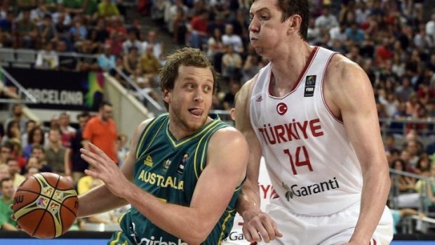 Joe Ingles impressed for the Boomers at the recent world championships.