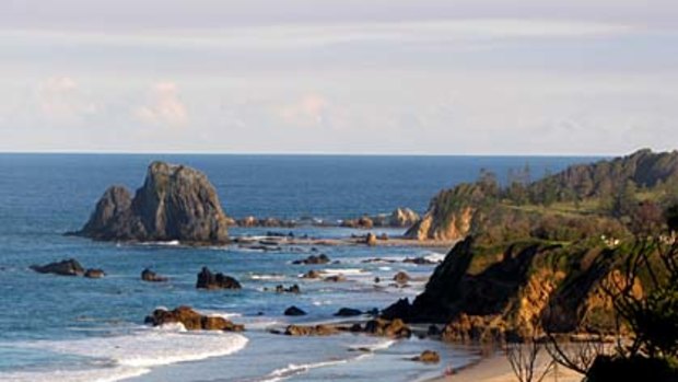 Off track ... Narooma Golf Course on the NSW south coast.