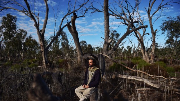 Gilad Bino,a research fellow at UNSW has been studying the Macquarie Marshes.