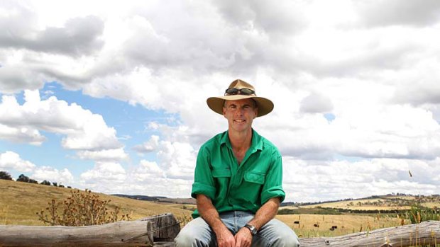 Cruel cuts ... beef producer Peter Clay has questioned new beef labelling laws which focus on the age of the animal.