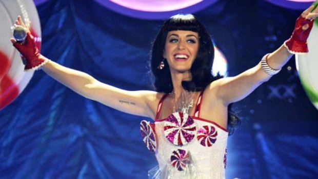 Insurers in a spin ... Katy Perry performs in her concert film Part of Me.