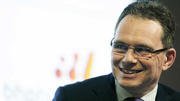 "We are working to drive down our greenhouse gas intensity and we are seeing results": BHP chief Andrew McKenzie.