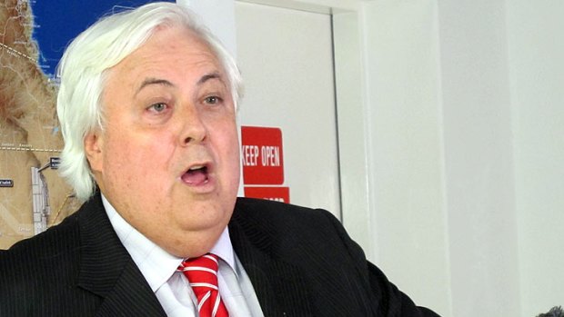 Mining magnate Clive Palmer.