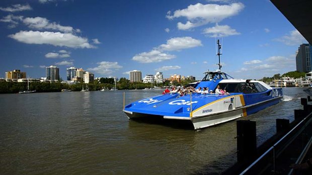 A teenage rower has been severely injured during a collision with a CityCat on the Brisbane River.