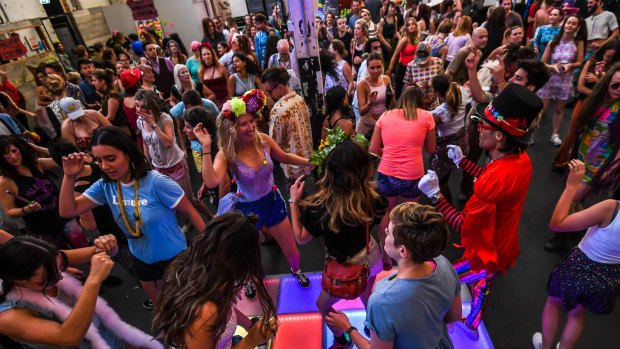 Instead of hitting the gym or going for a run, dancers shake it out at Morning Gloryville.