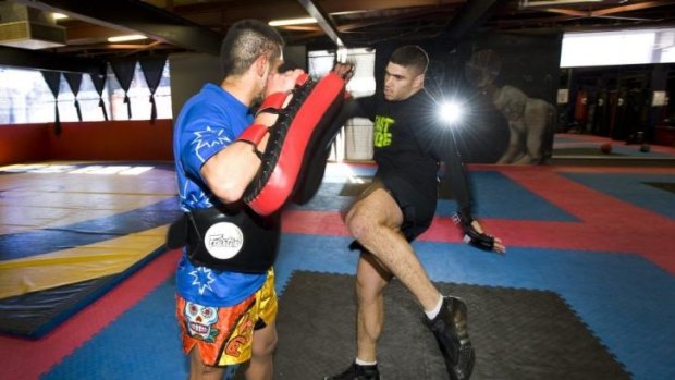 Ali Kocak will fight in the MMA event at the AIS Arena on Saturday.
