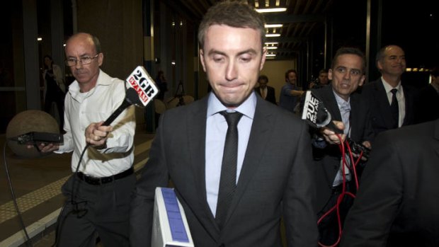 "He was a friend'' ... James Ashby leaves court this week.
