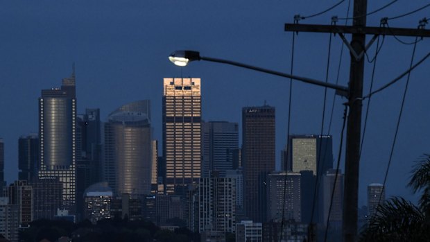 Seeking out higher ground helped Peter Rae capture this early morning shot as Sydney braced for a day of wind and rain.