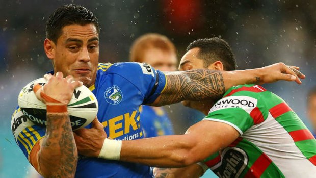 Moving on: Reni Maitua has knocked back a mid-season offer to leave Parramatta but hopes to play elsewhere in 2014.