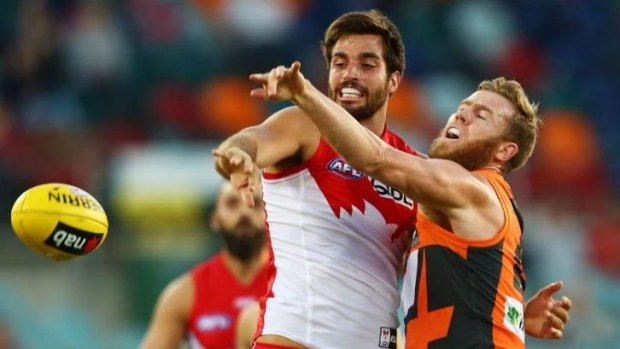 Big Tom: The Swans have named Tom Derickx in their side to play Collingwood.
