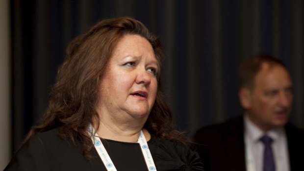 Family feud ... Gina Rinehart's children are continuing with their action.