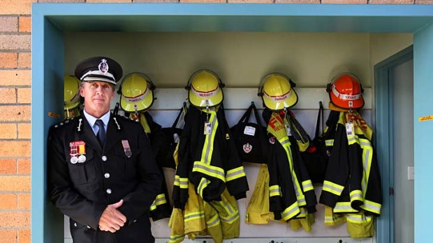 Deputy Commissioner Steven Pearce in a file picture when he was with NSW Fire and Rescue. He has been stood down on full pay pending the outcome of the investigation by ICAC.
