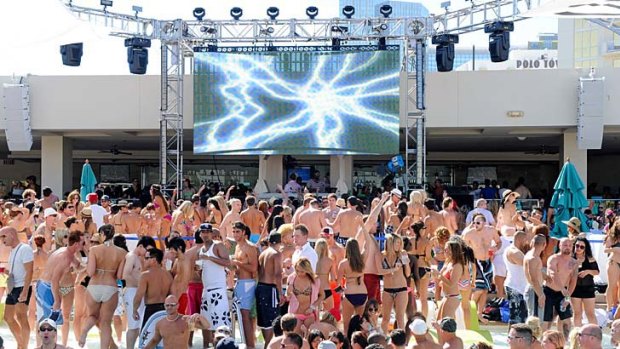 Pool parties have become big business in Las Vegas.