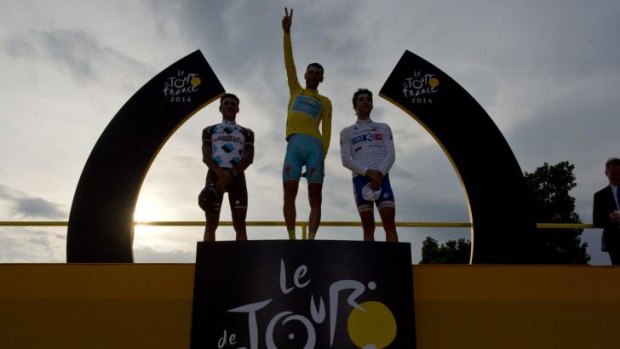 Winner winner: while it was a fantastic Tour de France for overall winner Vincenzo Nibali, the story was not quite so rosy for Australia's Orica-GreenEDGE team.