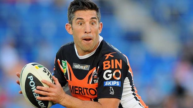 Braith Anasta is hoping to play five-eighth next year for the Tigers.