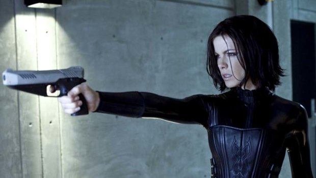 Kate Beckinsale in the film Underworld: Awakening