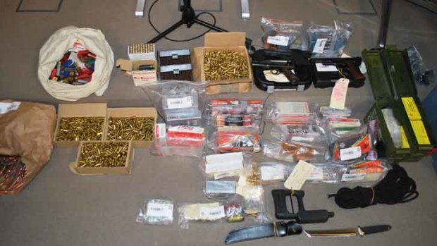 Some other items seized during the raid.