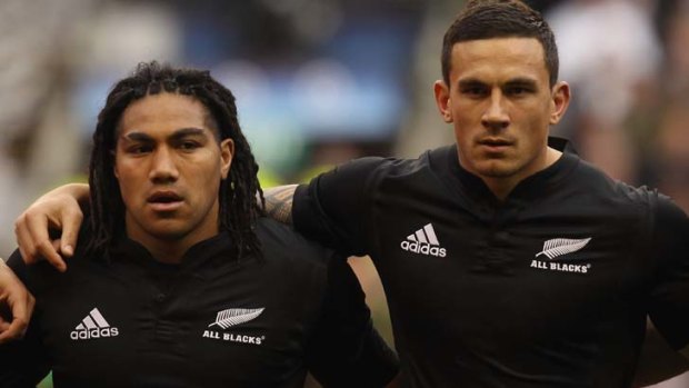 Brothers in arms ... Ma'a Nonu and Sonny Bill Williams will be on opposite sides of the field this weekend.