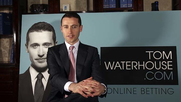 The two faces of Tom Waterhouse: Bookie and pundit.