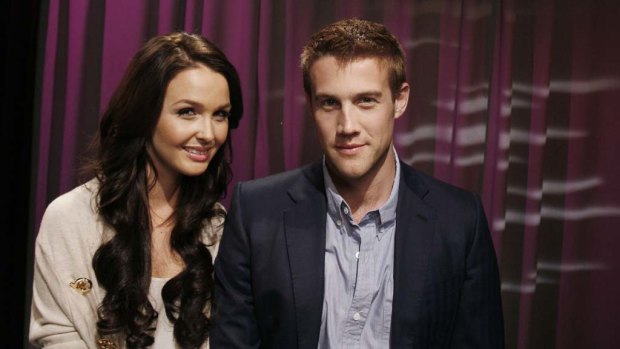 Acting out ... Camilla Luddington, left, and Nico Evers-Swindell star in  "William & Kate".