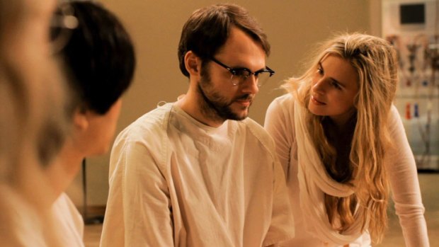 Christopher Denham and Brit Marling in<i> Sound of My Voice. </i>