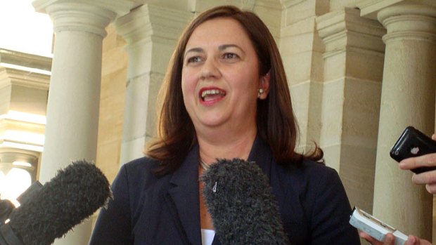 Annastacia Palaszczuk faces the media this week.