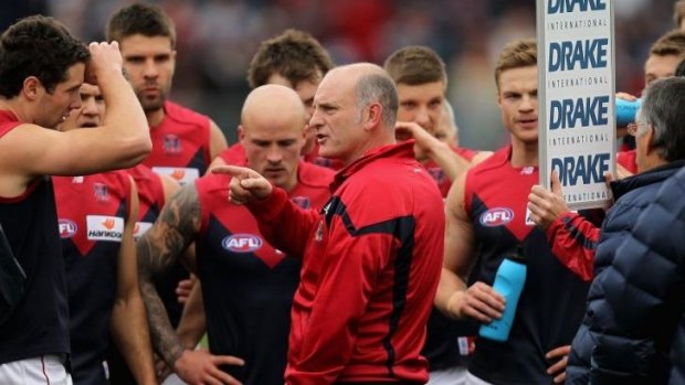 As an AFL senior coach, Dean Bailey took over a Melbourne outfit clearly on the downturn.