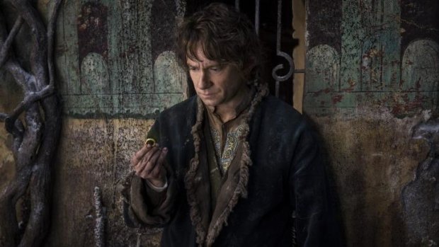 Reserved: Martin Freeman as Bilbo Baggins in Peter Jackson's <i>The Hobbit: The Battle of the Five Armies</i>.