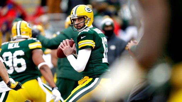 Packers quarterback Aaron Rodgers.