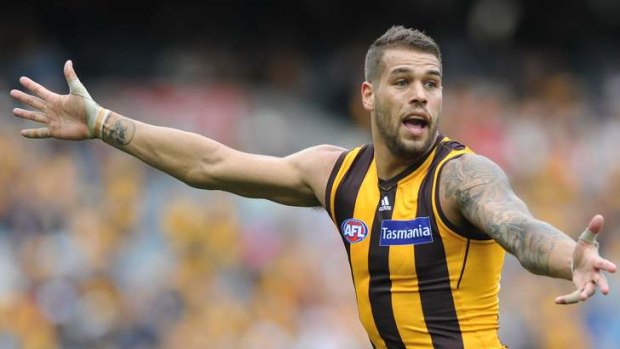 Buddy system: the Giants have indicated they want to sign Hawthorn star Lance Franklin.