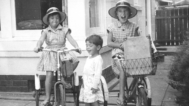 Haunting image ... the Beaumont children (from left) Arnna, Grant and Jane.