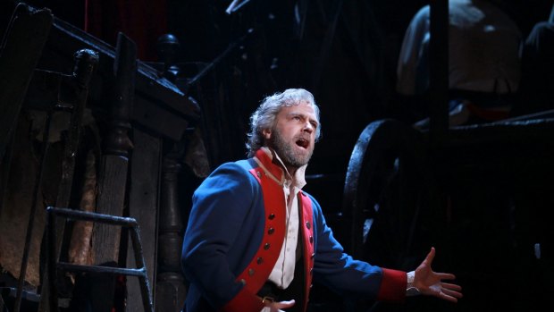 Simon Gleeson as Valjean in the Melbourne season of Les Miserables.  