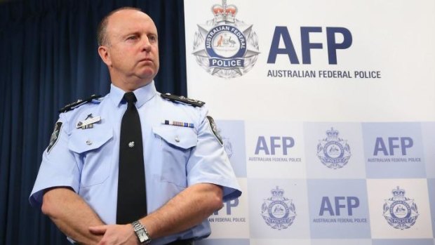 AFP Assistant Commissioner Neil Gaughan said the reportedly plastic sword seized in the Sydney raids was "a legitimate weapon".