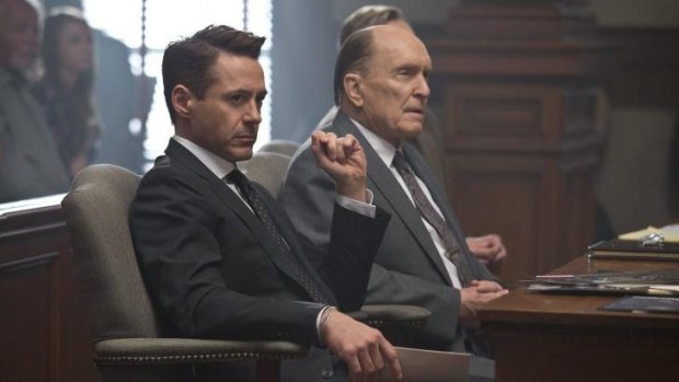 Robert Downey Jr and Robert Duvall star in <i>The Judge</i>.