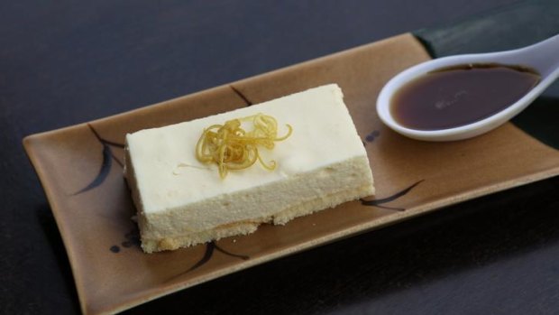 The tofu cheesecake from Ebi Fine Food.