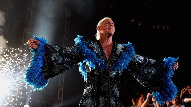 Ric Flair ... refused treatment for injuries.