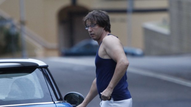 'Wallaby of Wall Street': Jeffrey Revell-Reade outside his Darling Point home in Sydney in 2010.