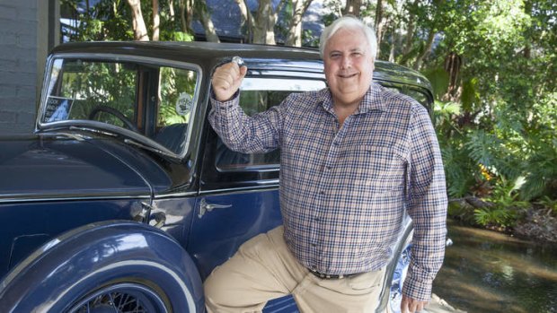 Fairfax MP Clive Palmer at his Coolum Resort on the Sunshine Coast in Queensland.