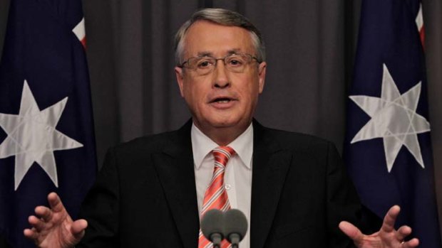 Boo ... Wayne Swan scariest person in Australia? Joe Hockey seems to think so.