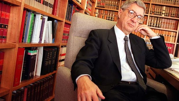Man of letters ... Jim Burchett's judgements were often adopted by the High Court.
