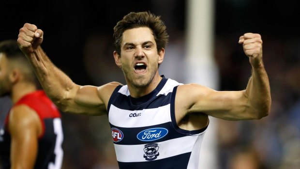 Geelong's Daniel Menzel has missed 94 games with injury.