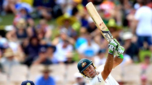Ricky Ponting has scored his second century of the series.