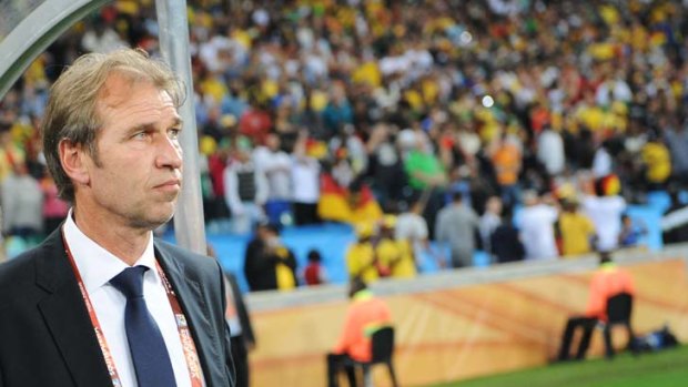 Drama wanted ... the-Socceroos coach Pim Verbeek at the 2010 World Cup.