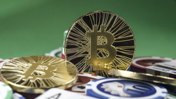 The price of bitcoin has jumped 850 per cent this year.
