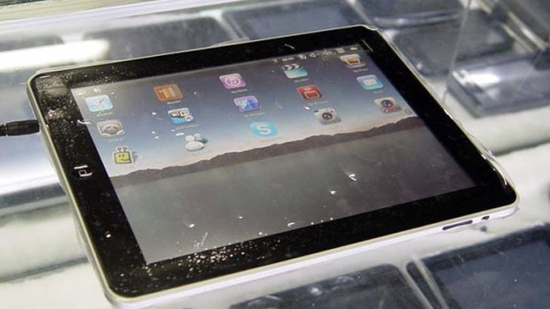 A knockoff iPad on sale in China.